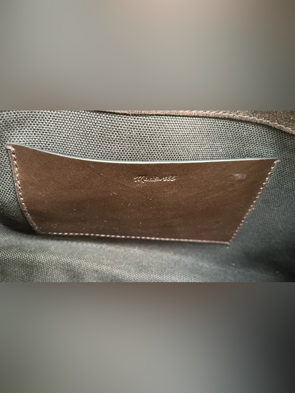 NWT MADEWELL Genuine Suede Leather Date Night Shoulder Bag - Picture 6 of 9